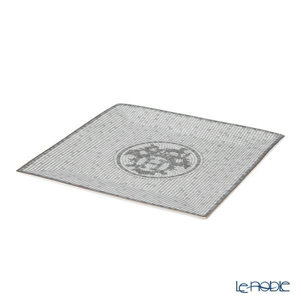 エルメス（HERMES） モザイク ヴァンキャトル プラチナ プチカレ（プレート） 15×15cm No.3 035043P