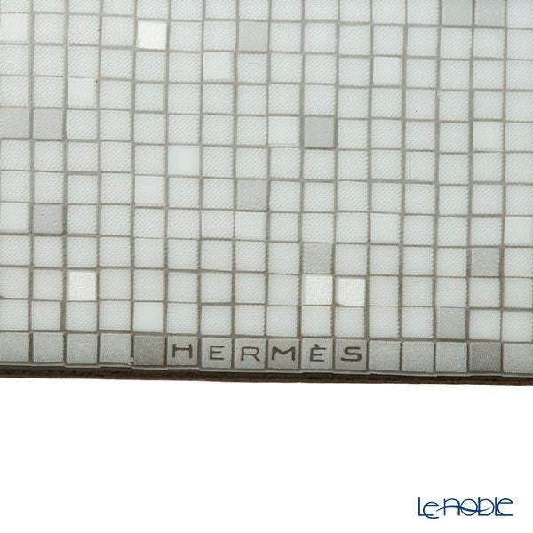 エルメス（HERMES） モザイク ヴァンキャトル プラチナ プチカレ（プレート） 15×15cm No.3 035043P
