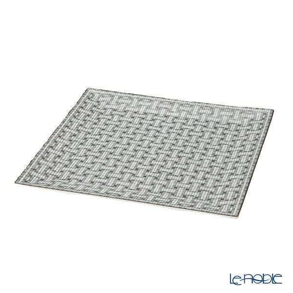 エルメス（HERMES） モザイク ヴァンキャトル プラチナ プチカレ（プレート） 19×19cm No.4 035044P
