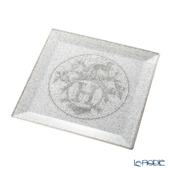 エルメス（HERMES） モザイク ヴァンキャトル プラチナ プチカレ（プレート） 23×23cm No.5 035045P