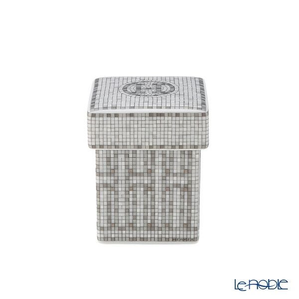 エルメス（HERMES） モザイク ヴァンキャトル プラチナ ミニボックス／シュガーボックス 5×5×7cm