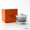 エルメス（HERMES） モザイク ヴァンキャトル プラチナ コレクション アジアティック ティーカップ（ふた、ソーサー付） 130ml