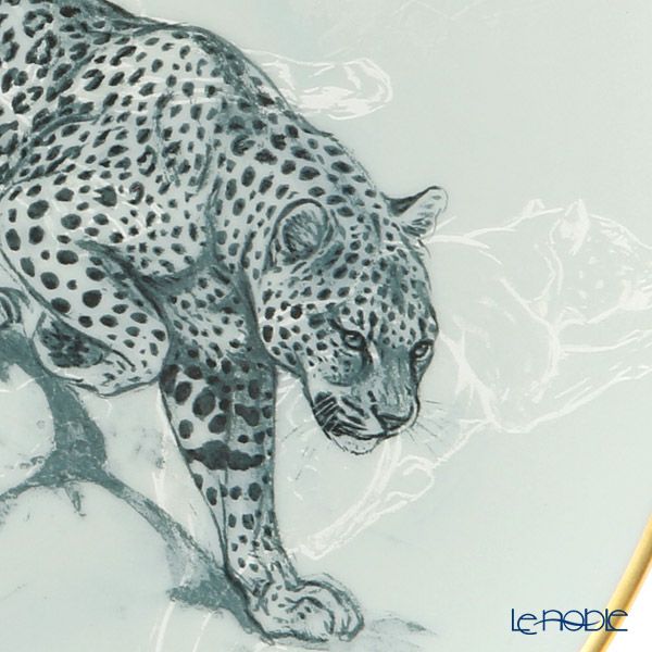 エルメス（HERMES） 赤道直下のスケッチ デザートプレート 21cm（パンサー）