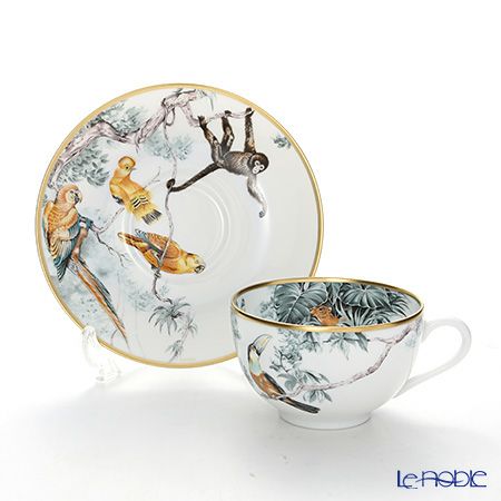 エルメス（HERMES） 赤道直下のスケッチ ティーカップ＆ソーサー 200ml 038016P