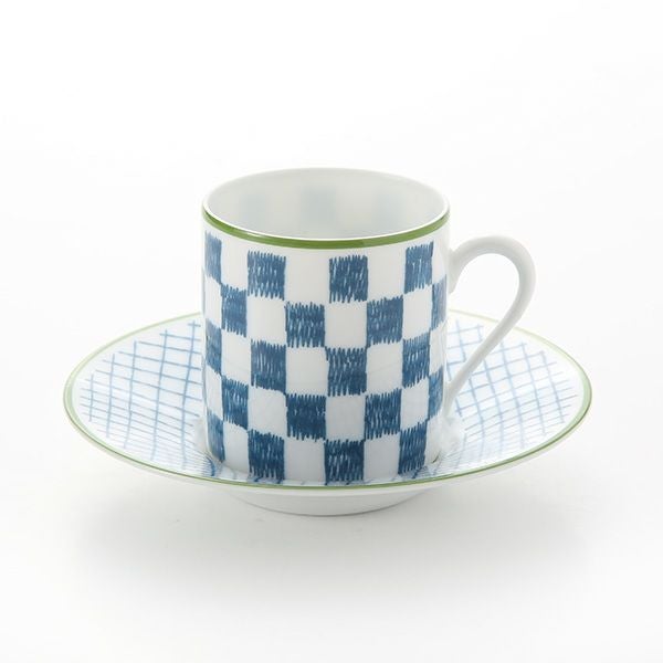 エルメス（HERMES） ウォーク・イン・ザ・ガーデン コーヒーカップ＆ソーサー ブルー