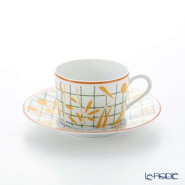 エルメス（HERMES） ウォーク・イン・ザ・ガーデン ティーカップ＆ソーサー イエロー