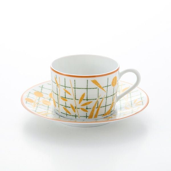 エルメス（HERMES） ウォーク・イン・ザ・ガーデン ティーカップ＆ソーサー イエロー