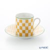 エルメス（HERMES） ウォーク・イン・ザ・ガーデン コーヒーカップ＆ソーサー イエロー
