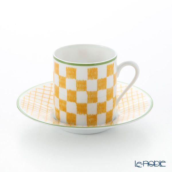 エルメス（HERMES） ウォーク・イン・ザ・ガーデン コーヒーカップ＆ソーサー イエロー