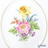 マイセン（Meissen） ベーシックフラワー（五つ花） 100110／53n31／13 陶板 25×20.5cm Motiv No.13 野バラ