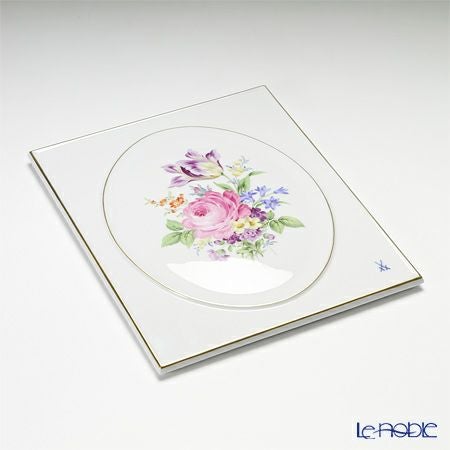 マイセン（Meissen） ベーシックフラワー（五つ花） 100110／53n31／33 陶板 25×20.5cm Motiv No.33 チューリップ