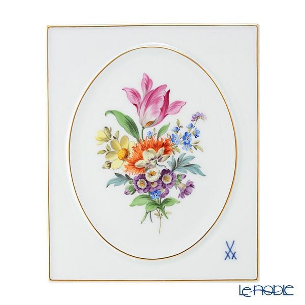 マイセン（Meissen） ベーシックフラワー（五つ花） 陶板 18×15cm チューリップ 100110／53n32／33