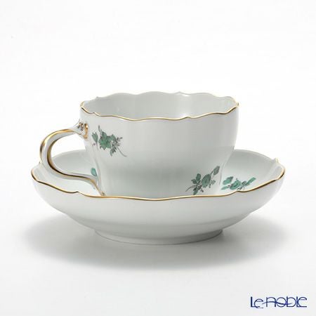 マイセン（Meissen） フラワーブーケ（グリーン） 100810／00582 コーヒーカップ＆ソーサー
