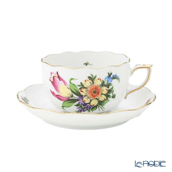 ヘレンド (HEREND) チューリップの花束 BT-3 00724-0-00／724 ティーカップ＆ソーサー 200ml