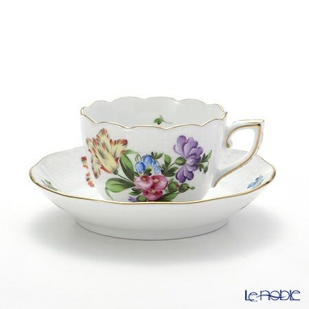ヘレンド チューリップの花束 BT-6 00711-0-00 モカカップ＆ソーサー 100ml