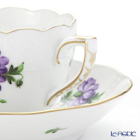 ヘレンド チューリップの花束 BT-6 00711-0-00 モカカップ＆ソーサー 100ml