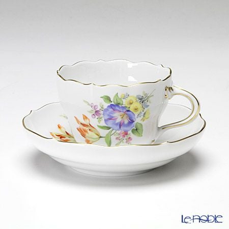 マイセン（Meissen） ベーシックフラワー（五つ花） 110110／00582／06 コーヒーカップ＆ソーサー 200ml Motiv No.6 昼顔
