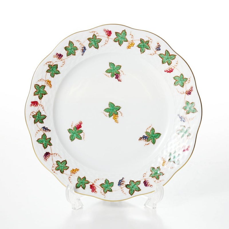 ヘレンド ワインリーブ 多彩 00517-0-00 プレート 19cm