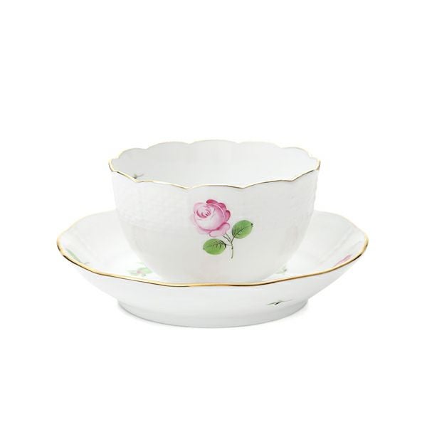 ヘレンド プティットローズ PR 00710-0-91／711 ジャパニーズカップ＆ソーサー 130ml