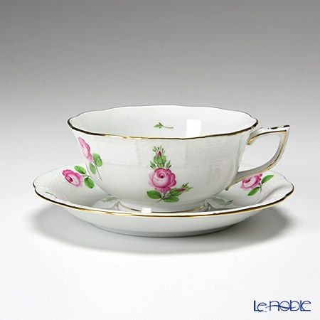 ヘレンド プティットローズ PR 00734-0-00 ティーカップ＆ソーサー（ロウ）