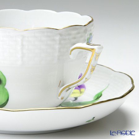 ヘレンド キティ KY-4（パープル） 00730-0-00 ティーカップ＆ソーサー（兼用） 200ml