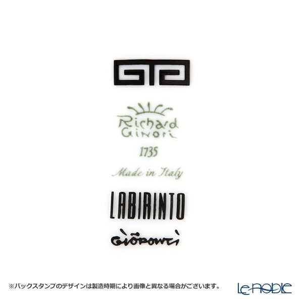 ジノリ1735／リチャード ジノリ（GINORI 1735／Richard Ginori） ラビリント ネーロ ティーカップ＆ソーサー ブラック 200ml／13.5cm