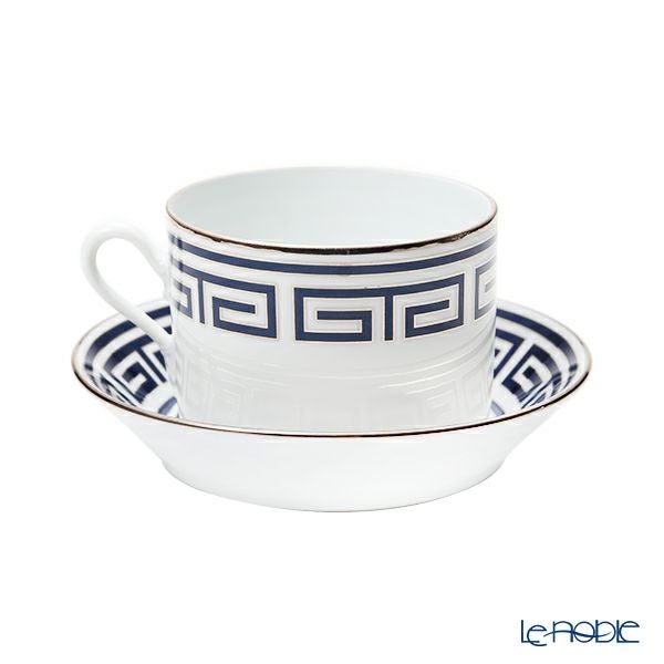 ジノリ1735／リチャード ジノリ（GINORI 1735／Richard Ginori） ラビリント サファイア ティーカップ＆ソーサー ブルー 200ml／13.5cm