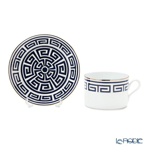 ジノリ1735／リチャード ジノリ（GINORI 1735／Richard Ginori） ラビリント サファイア ティーカップ＆ソーサー ブルー 200ml／13.5cm