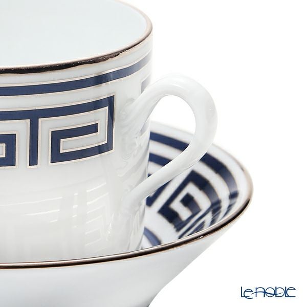 ジノリ1735／リチャード ジノリ（GINORI 1735／Richard Ginori） ラビリント サファイア ティーカップ＆ソーサー ブルー 200ml／13.5cm