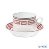 ジノリ1735／リチャード ジノリ（GINORI 1735／Richard Ginori） ラビリント スカーレット ティーカップ＆ソーサー レッド 200ml／13.5cm
