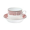 ジノリ1735／リチャード ジノリ（GINORI 1735／Richard Ginori） ラビリント スカーレット ティーカップ＆ソーサー レッド 200ml／13.5cm
