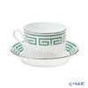 ジノリ1735／リチャード ジノリ（GINORI 1735／Richard Ginori） ラビリント エメラルド ティーカップ＆ソーサー グリーン 200ml／13.5cm