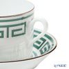 ジノリ1735／リチャード ジノリ（GINORI 1735／Richard Ginori） ラビリント エメラルド ティーカップ＆ソーサー グリーン 200ml／13.5cm