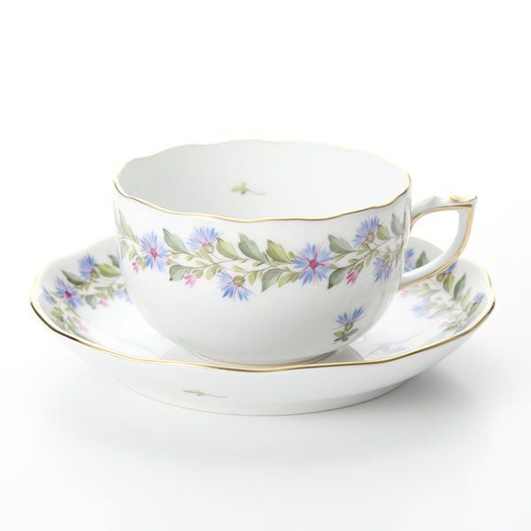 ヘレンド MPBG 翠蒼の草花 20724-0-00 ティーカップ＆ソーサー 200ml