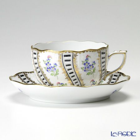 ヘレンド (HEREND) 忘れな草 MYT 00724-0-00 ティーカップ＆ソーサー 200ml