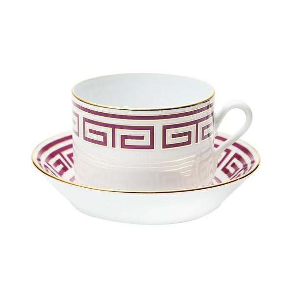 ジノリ1735／リチャード ジノリ（GINORI 1735／Richard Ginori） ラビリント アメジスト ティーカップ＆ソーサー パープル 200ml／13.5cm