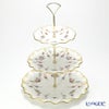 ロイヤルクラウンダービー ロイヤルアントワネット ケーキスタンド（3段） 34cm