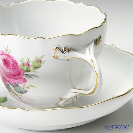 マイセン（Meissen） ローズブーケ 130110／00582 コーヒーカップ＆ソーサー 200ml