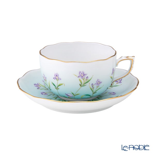 ヘレンド (HEREND) アイリス ターコイズ IRIS-TQ 20724-0-00 ティーカップ＆ソーサー 200ml