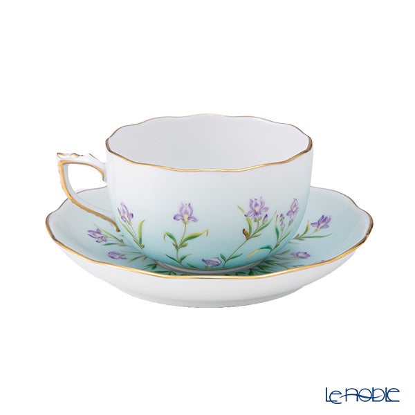 ヘレンド (HEREND) アイリス ターコイズ IRIS-TQ 20724-0-00 ティーカップ＆ソーサー 200ml