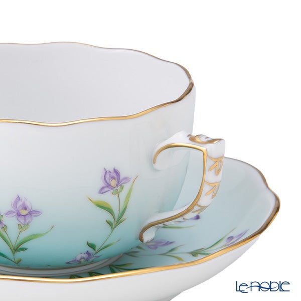 ヘレンド (HEREND) アイリス ターコイズ IRIS-TQ 20724-0-00 ティーカップ＆ソーサー 200ml