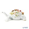 ヘレンド (HEREND) CD 陸亀 フラワー 22cm 15972-0-66 LE2015 世界限定生産2015点