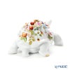 ヘレンド (HEREND) CD 陸亀 フラワー 22cm 15972-0-66 LE2015 世界限定生産2015点