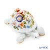 ヘレンド (HEREND) CD 陸亀 フラワー 22cm 15972-0-66 LE2015 世界限定生産2015点