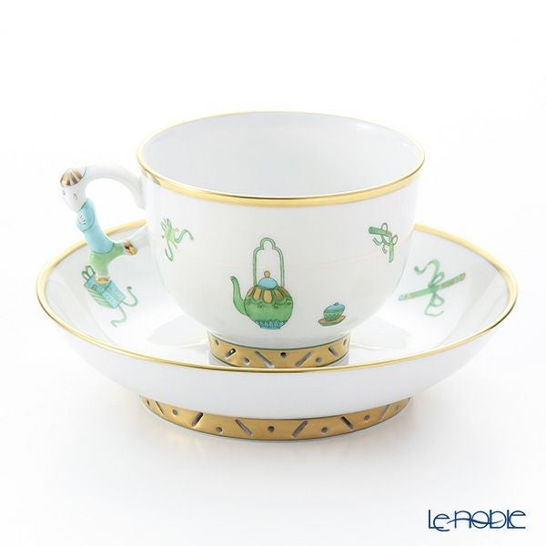 ヘレンド (HEREND) シノワズリ（中国趣味）トプカプ TOP 03364-0-21 マンダリン ラージカップ＆ソーサー