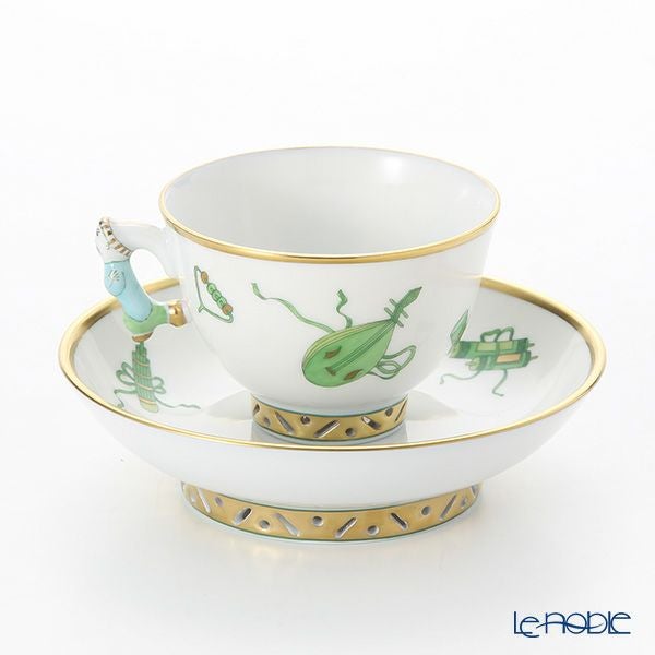 ヘレンド シノワズリ（中国趣味） トプカプ TOP 03371-0-21 マンダリン スモールカップ＆ソーサー