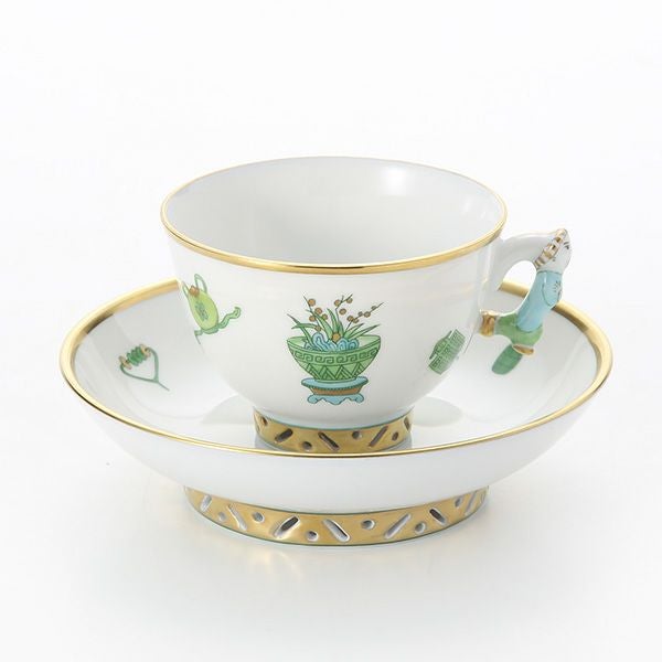 ヘレンド シノワズリ（中国趣味） トプカプ TOP 03371-0-21 マンダリン スモールカップ＆ソーサー