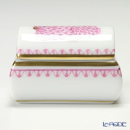 ヘレンド PVHP3-RI 06110-0-00 ボックス ウサギ ピンク 5×4cm