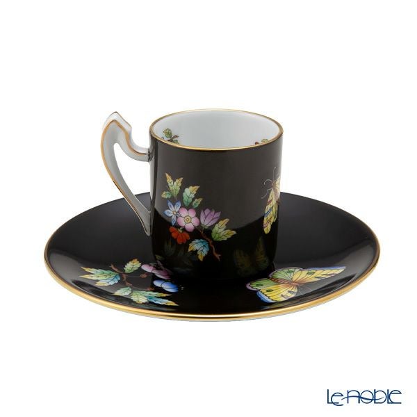 ヘレンド (HEREND) 黒いヴィクトリア VE-FN コーヒーセット