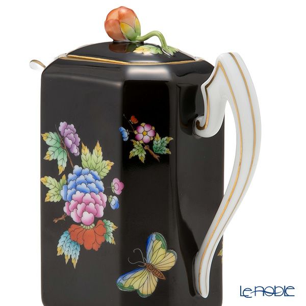 ヘレンド (HEREND) 黒いヴィクトリア VE-FN コーヒーセット